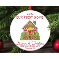 Unser Erstes Zuhause Weihnachtsschmuck - Neues Lebkuchenhaus von OneStopOrnamentShop