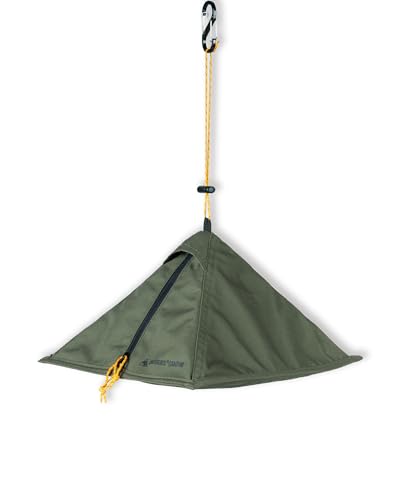 OneTigris Camping Taschentuchbox, Toilettenpapier Aufbewahrungsbox Toilettenpapierhalter Faltbare Serviette Aufbewahrungstasche für Outdoor (Tipi Form) von OneTigris