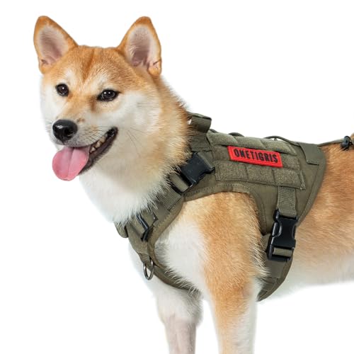 OneTigris Fire Watcher 2.0 Molle-Hundegeschirr mit Griff und Metallschnalle von OneTigris