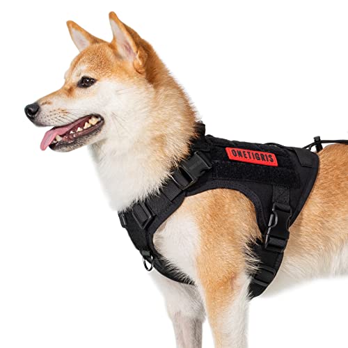 OneTigris Fire Watcher 2.0 Molle Hundegeschirr mit Griff und Schnalle aus Metall von OneTigris