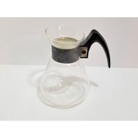 Kaffee Karaffe - Vintage Mid Century Glas Kaffee Karaffe 1960Er Kaffeekanne Teekanne von OneandOnlyVintageCo