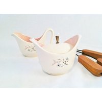 Sahne Und Zucker Porzellan Serviergeschirr Sahne Und Zucker Porzellan Serviergeschirr von OneandOnlyVintageCo