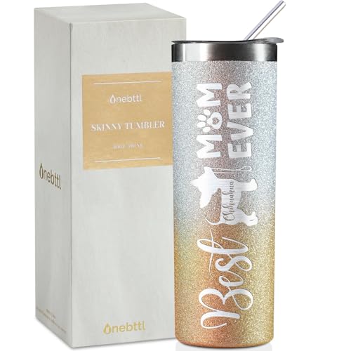 Onebttl Chihuahua Mom Trinkbecher, schmal, 590 ml, Geschenk für Hundeliebhaber, Geschenk für Chiwawa-Besitzer von Onebttl