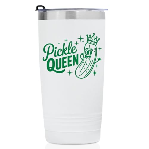 Onebttl Pickle Gifts for Women, Insulated 590.0 g Stainless Steel Travel Tumbler with Lid, Pickle Queen Onebttl Pickle Gifts for Women, Insulated 590.0 g Stainless Steel Travel Tumbler with Lid, Pickle Queen von Onebttl