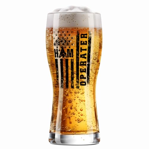 Onebttl Schinkenfunk-Bierglas – 425 ml lustiges Geschenk für Schinkenbetreiber, Amateurfunk-Enthusiasten oder Techniker – cooles Geschenk zum Geburtstag, Feldtag oder Ruhestand Onebttl Schinkenfunk-Bierglas – 425 ml lustiges Geschenk für Schinkenbetreiber, Amateurfunk-Enthusiasten oder Techniker – cooles Geschenk zum Geburtstag, Feldtag oder Ruhestand von Onebttl