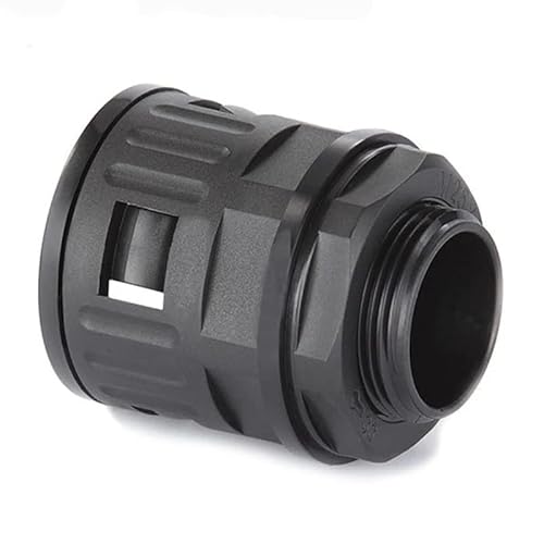Oneforus 30 Stück M32 Gewinde Kabelverschraubung für Anschluss 34.5mm Durchmesser Wellrohr - Wellschlauch Gelenkklammern Verbinder mit Kontermutter von oneforus
