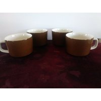 Mikasa Mediterrania Braune Tassen 4Er Set von Onegirlonthego