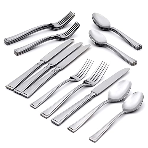 Oneida H219020A Besteck-Set, Butler 20-teiliges Alltags, Service für 4, 18/0 Edelstahl von Oneida