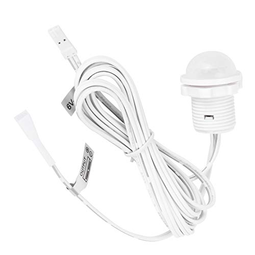 Onewer Induktionsschalter, 6V 12V 24V Infrarot-Lichtsteuerungsschalter für den menschlichen Körper, Weiß, für den Kleiderschrank von Onewer