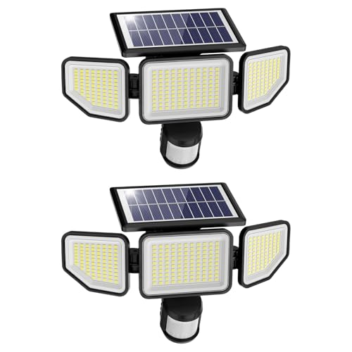 Onforu 2 er Solarlampen für Außen mit Bewegungsmelder, 3000lm led solar strahler außen,IP65 Wasserdichte solar aussenleuchte mit bewegungsmelder für Terrasse, Veranda, Garage, Hof, Straßen Onforu 2 er Solarlampen für Außen mit Bewegungsmelder, 3000lm led solar strahler außen,IP65 Wasserdichte solar aussenleuchte mit bewegungsmelder für Terrasse, Veranda, Garage, Hof, Straßen von Onforu