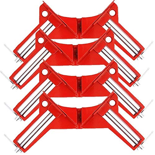 Trebyott 90 Grad rechts Winkel Klemme, onidoor Set of 4 Multi Winkel Lenkerklemmung, Bilderrahmen Ecke Halter, Holz-DIY Hand Tools Trebyott 90 Grad rechts Winkel Klemme, onidoor Set of 4 Multi Winkel Lenkerklemmung, Bilderrahmen Ecke Halter, Holz-DIY Hand Tools von Trebyott