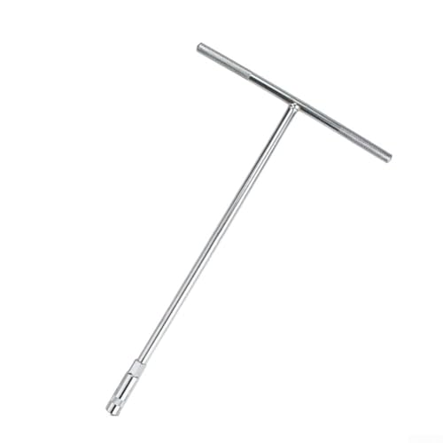 1 x 8–14 mm T-Bar-Steckschlüssel – Mutter Spinner Innensechskant – T-förmiger Griffschlüssel – abgewinkelter offener Sechskant-Steckschlüssel – Schraubenschlüssel (10 mm) von Oniissy
