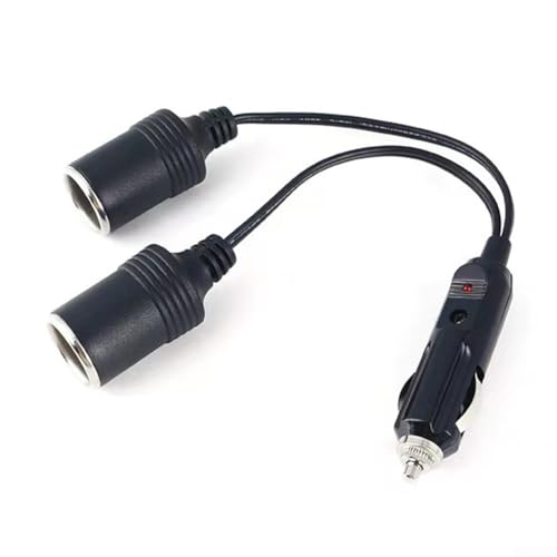 12V Auto Feuerzeug Steckdose 1 zu 2, 2-Wege Auto Zigarettenanzünder Steckdose Splitter Adapter, Auto Feuerzeug Splitter, Dual Socket Design, Kupfer Material, Hitzebeständig 12V Auto Feuerzeug Steckdose 1 zu 2, 2-Wege Auto Zigarettenanzünder Steckdose Splitter Adapter, Auto Feuerzeug Splitter, Dual Socket Design, Kupfer Material, Hitzebeständig von Oniissy