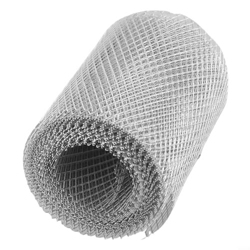 Aluminium Dachrinnenschutz Laubschutz für Dachrinnen Mesh Guards Laubschutz Dachrinne Mesh Guard Aluminium Dachrinne Laubschutz Drainage Dachrinne Abdeckung Mesh (12,7 cm) von Oniissy