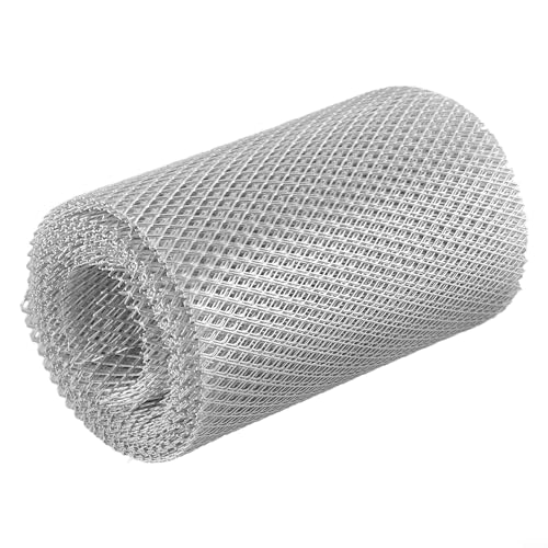 Aluminium Dachrinnenschutz Laubschutz für Dachrinnen Mesh Guards Laubschutz Dachrinne Mesh Guard Aluminium Dachrinne Laubschutz Drainage Dachrinne Abdeckung Mesh (15 cm) von Oniissy