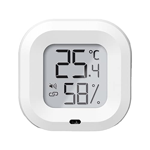 BT Wireless Thermometer Hygrometer, LCD Display Celsius, mit Datenexport für Haus, Gewächshaus, Baby, Büro, Zuhause, Garten, Keller von Oniissy