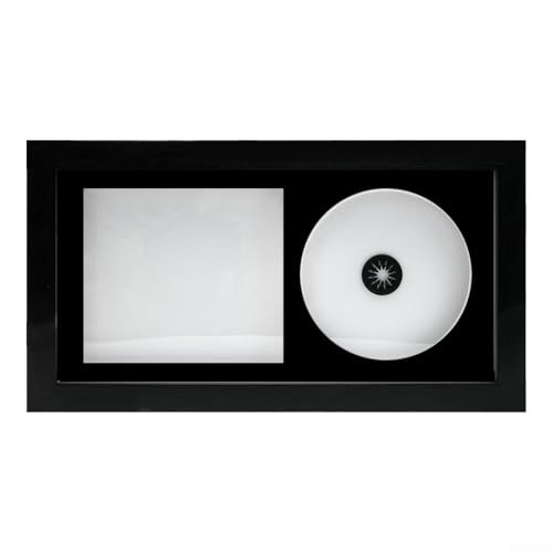 CD Music Frame Album Cover Frame Black CD Display Frame Wood W/White Mount Display Disc And CD Box Show Case Signed CD For Home Gallery Office Wall Decor CD Music Frame Album Cover Frame Black CD Display Frame Wood W/White Mount Display Disc And CD Box Show Case Signed CD For Home Gallery Office Wall Decor von Oniissy