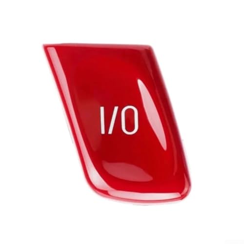 Lenkradsteuerungsschalter-Taste – I/O-Steuerung Auto Lenkradtastenabdeckung – Für BMW 3er E46 98–2004 Für M3 E46 00–2004 – Armaturenbrett-Steuertaste (rot) von Oniissy