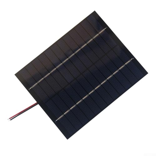 Oniissy 12V 2W Polykristallines Solarpanel mit Kabel zum Laden im Freien DIY Solar Power Akku Ladegerät Gartenleuchten Elektronische Geräte Energie von Oniissy