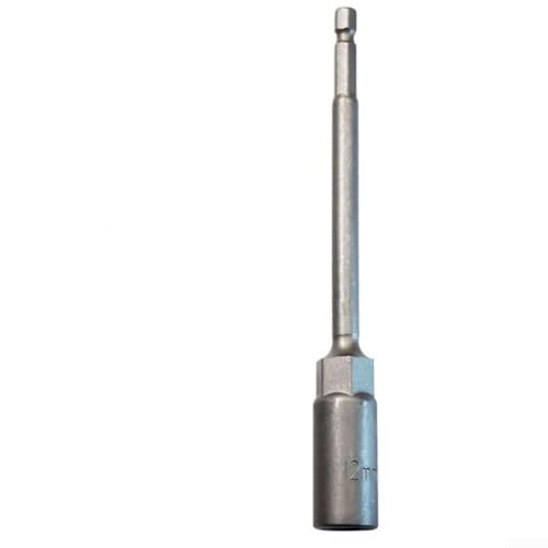 Oniissy 150 mm Sechskant-Steckschlüssel-Verlängerungshülse, Chrom-Vanadium-Stahl, magnetischer Bithalter, kompatibel mit elektrischen und pneumatischen Schraubendrehern (12 mm) von Oniissy