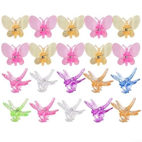Oniissy 20 Stück Kunststoff-Pflanzen-Befestigungs-Clips Orchideen-Clips Gartenstütz-Clip Blumen Ranken-Clip Obst gebunden Bündel Zweige Klemmen Gartenwerkzeuge Gemüse von Oniissy