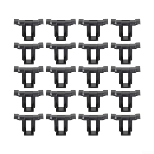 Oniissy 20Pcs Solar Panel Schlamm Entfernung Clip, Solar Heizung Systeme Polymer Material Solarpanel Wasser Drainage Clips PV-Module Reinigung Clips Für Wasserablauf von Oniissy