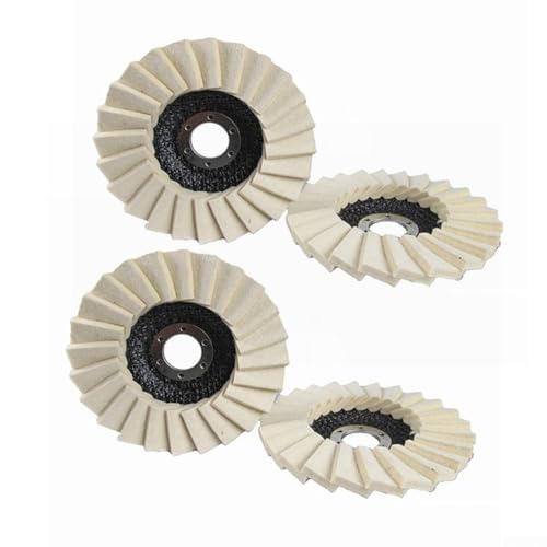 Oniissy 22 mm Polierscheibe, Schleifscheiben, Filzwolle, Polierpads für Metall, Glas, Marmor, Möbel, Polieren, hohe Geschwindigkeit und langlebig (2 Stück) von Oniissy