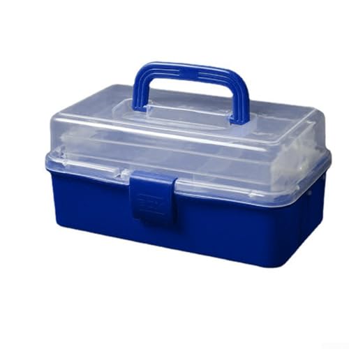 Oniissy 3 Schichten Angelgerätebox Organizer Aufbewahrungsbox Freischwinger Box Multifunktional, Angelköder Haken Tackle Box Abnehmbare Angelausrüstung Aufbewahrung Organizer Box (c) von Oniissy