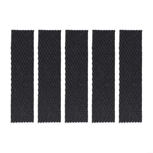 Oniissy 3-lagiger Baumwoll-Klimaanlagen-Filter, Netz, Luftauslassfilter, Staubschutz, Ersatz für AC-Geräte zu Hause, 215 x 50 mm, Schwarz (5 Stück) von Oniissy