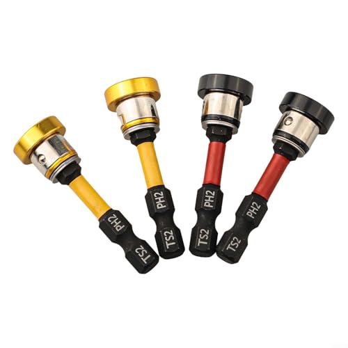 Oniissy 4 Stück 50 mm magnetische Trockenbau-Schrauben-Setter-Bit-Set, Positionierung Gipskarton-Schraubendreher-Bits mit Sechskantschaft für präzise Schraubentiefe, rutschfestes Metalldesign für Oniissy 4 Stück 50 mm magnetische Trockenbau-Schrauben-Setter-Bit-Set, Positionierung Gipskarton-Schraubendreher-Bits mit Sechskantschaft für präzise Schraubentiefe, rutschfestes Metalldesign für von Oniissy