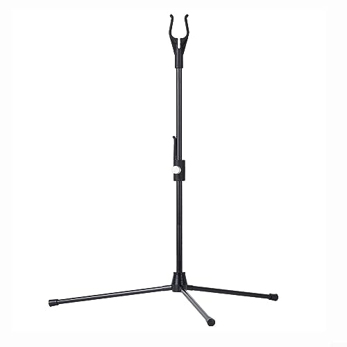 Oniissy 48 cm Bogenständer Bogenschießen Bogenständer Recurve Bogen Halter Compound Bögen Aufhänger Ziele Jagd Outdoor Schwarz von Oniissy