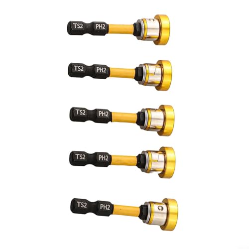 Oniissy 5 Stück 50 mm magnetische Positionierung Trockenbau-Schraubendreher-Bits Set, Sechskantschaft Schrauben-Setter Bohrer für Gipskarton, Holzbearbeitung, elektrische und manuelle Schraubendreher Oniissy 5 Stück 50 mm magnetische Positionierung Trockenbau-Schraubendreher-Bits Set, Sechskantschaft Schrauben-Setter Bohrer für Gipskarton, Holzbearbeitung, elektrische und manuelle Schraubendreher von Oniissy