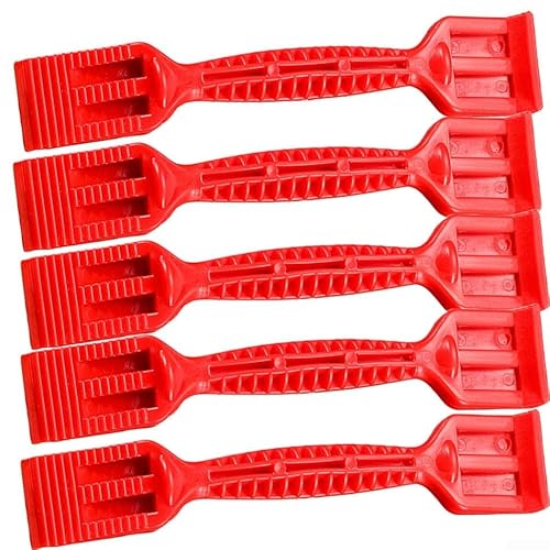 Oniissy 5-teiliges Siebrollwerkzeug und Verglasungsschaufel-Set, ABS-PVC-Handwerkzeuge für Fenster- und Türdichtung, Doppelrollenrolle für effiziente Dichtungsstreifen (5 Stück Typ A) von Oniissy