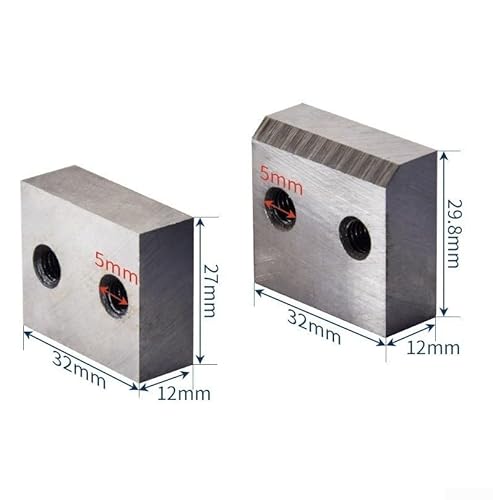 Oniissy 6 Stück Stahlstab-Schneidklingen für elektrische, hydraulische Bewehrungsschneider, 40 Stahl-Ersatzbackenklingen, kompatibel mit tragbaren hydraulischen Schneidemaschinen, inklusive (Typ 25) Oniissy 6 Stück Stahlstab-Schneidklingen für elektrische, hydraulische Bewehrungsschneider, 40 Stahl-Ersatzbackenklingen, kompatibel mit tragbaren hydraulischen Schneidemaschinen, inklusive (Typ 25) von Oniissy