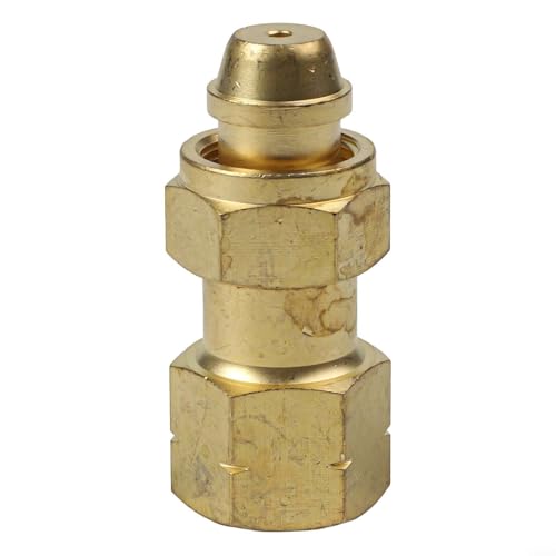 Oniissy Acetylen-Adapter für CGA 200 auf CGA 300, CGA 510 auf CGA 520 Zylinderventilanschlüsse, Schweißregler-Armatur, Gaszylinder-Ventiladapter (CGA-520 auf CGA-510) von Oniissy