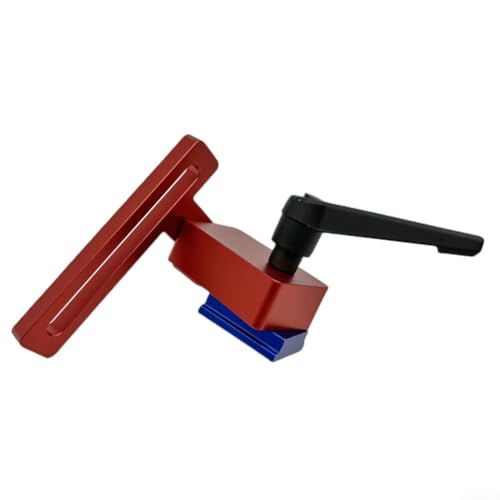 Oniissy Aluminium-T-Schienenstopper, verstellbarer Winkel, Gehrungssäge, Tisch, Schiebeschlitzbegrenzer, Schienenhalterung, Block-Stop-System für Holzbearbeitung, Führungsschienen, Werkstattausrüstung von Oniissy