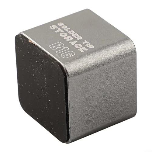 Oniissy Aufbewahrungsbox für Lötkolbenspitzen mit 16 Löchern, Magnesium-Silikon-Legierung, mehrere Raster, Klassifizierungshalter für C115, C210, C245, T12 Spitzen und kleine Werkzeuge Oniissy Aufbewahrungsbox für Lötkolbenspitzen mit 16 Löchern, Magnesium-Silikon-Legierung, mehrere Raster, Klassifizierungshalter für C115, C210, C245, T12 Spitzen und kleine Werkzeuge von Oniissy
