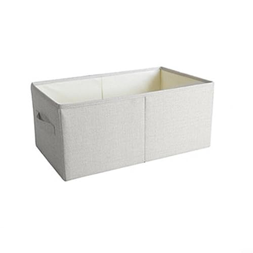 Oniissy Aufbewahrungsboxen für Kleiderschrank, faltbar, 47 x 28 x 21 cm, Aufbewahrungsboxen für Kleidung, Hemden, Hosen, Handtücher, Spielzeug (Weiß, L) von Oniissy
