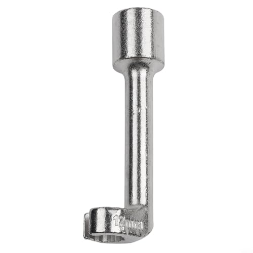 Oniissy Automotive Diesel-Kraftstoffleitungs-Steckschlüssel, 1/2-Zoll-Antrieb, offenes Ende, Werkzeug für 12 mm, 14 mm, 16 mm, 17 mm, 18 mm, 19 mm Rohr- und Rohrwartung, Metallkonstruktion für 12 mm von Oniissy