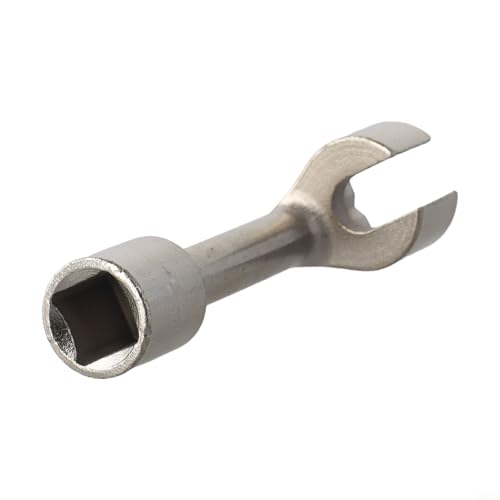 Oniissy Automotive Diesel-Kraftstoffleitungs-Steckschlüssel, 1/2-Zoll-Antrieb, offenes Ende, Werkzeug für 12 mm, 14 mm, 16 mm, 17 mm, 18 mm, 19 mm Rohr- und Rohrwartung, Metallkonstruktion für 18 mm von Oniissy