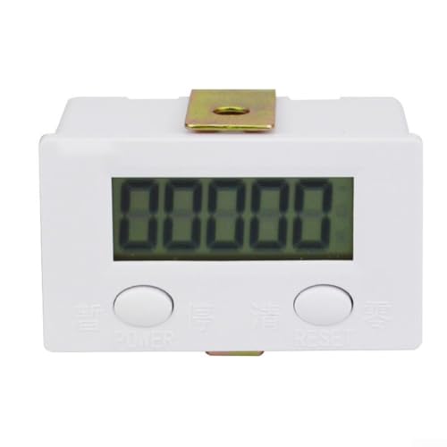 Oniissy BEM-5C Magnetischer Induktions-Elektronikzähler 0-99999 Bereich, 5-stellige Digitalanzeige, batteriebetrieben mit Abschaltspeicher, vibrationsbeständig, mechanisch von Oniissy