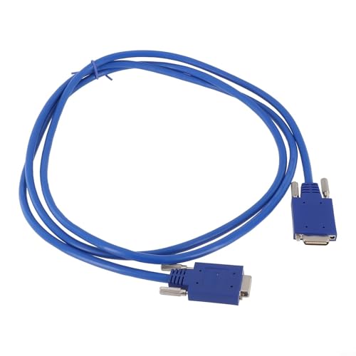 Oniissy CAB-SS-2626X 1,8 m Back-to-Back-to-Back-DCE Netzwerkkabel, kompatibel mit WIC-2T Router, Stacking, 26-polig auf 26-polig, blau, Datenstecker für Industrie von Oniissy