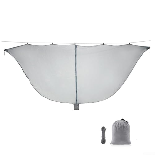 Oniissy Camping Mesh Protection Shield, Net Camping Mesh Zelt, Breathable Nylon Sleep Cover, Foldable Travel Tent Screen 340x140cm(black) von Oniissy