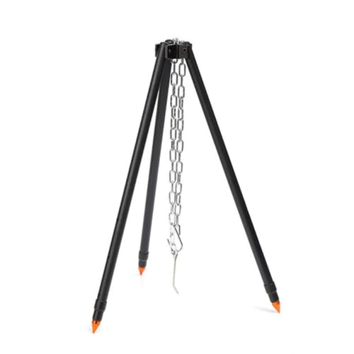 Oniissy Camping-Stativ, tragbar, leicht, Aluminium, 3-stufig höhenverstellbar, Camping-Stativ, Grill, Grill, Feuerstelle für Outdoor-Kochen Oniissy Camping-Stativ, tragbar, leicht, Aluminium, 3-stufig höhenverstellbar, Camping-Stativ, Grill, Grill, Feuerstelle für Outdoor-Kochen von Oniissy
