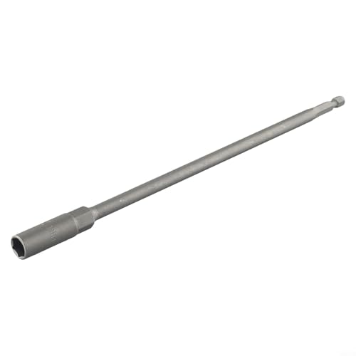Oniissy Chrom-Vanadium-Stahl, Sechskant-Steckschlüssel-Adapter, 250 mm Steckschlüssel-Verlängerungshülse für 5,5–19 mm Muttern, kompatibel mit pneumatischen/elektrischen Schraubendrehern (10 mm) von Oniissy