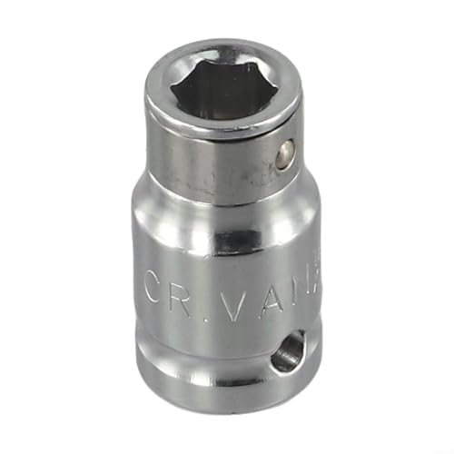 Oniissy Chrom-Vanadium-Stahl-Ratschen-Adapter-Set, Sechskant-Bithalter, Konverter für Steckschlüssel, 1/4, 3/8, 1/2 Zoll Vierkantantrieb auf 8 mm 10 mm Bithalter, hohes Drehmoment (1/2 x 10 mm) von Oniissy