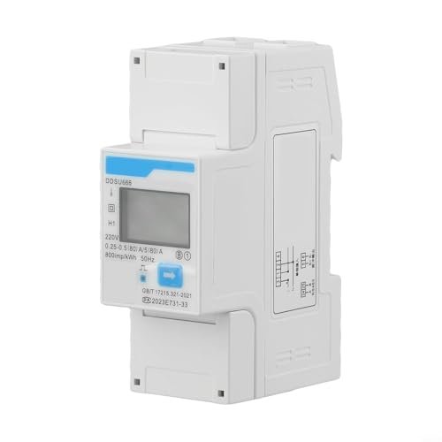 Oniissy DDSU666 Einphasiger Stromzähler 220-240V 80A DIN-Schienenmontage RS485 Energiemonitor für Solar-PV-Anlagen und EV-Ladegeräte mit kompaktem Design u Oniissy DDSU666 Einphasiger Stromzähler 220-240V 80A DIN-Schienenmontage RS485 Energiemonitor für Solar-PV-Anlagen und EV-Ladegeräte mit kompaktem Design u von Oniissy