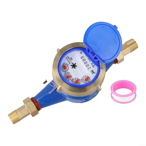 Oniissy DIN15 Trockener Wasserdurchflussmesser mit hochpräziser 4-Zeiger-Messung, Leckerkennung, Zifferblatt aus gehärtetem Glas, rostfreier Kupferkörper und Steckverbinder Oniissy DIN15 Trockener Wasserdurchflussmesser mit hochpräziser 4-Zeiger-Messung, Leckerkennung, Zifferblatt aus gehärtetem Glas, rostfreier Kupferkörper und Steckverbinder von Oniissy