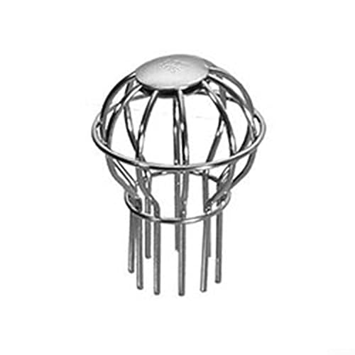 Oniissy Dachablaufabdeckung, 5 cm - 16 cm, Edelstahl, Anti-blockierend, Netz-Entwässerung, Grabenschutz, Schutz vor Laubschmutz, Verstopfung für Dachrinnenrohre (50 mm) von Oniissy