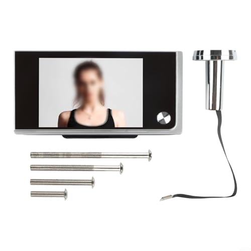 Oniissy Digitale Türspion Kamera mit 3,5-Zoll-LCD-Bildschirm, 720P HD Guckloch-Sicherheitskamera, 120° Weitwinkel, Gehäuse aus Zinklegierung, kontinuierliche Überwachung, Anti-Burglary von Oniissy